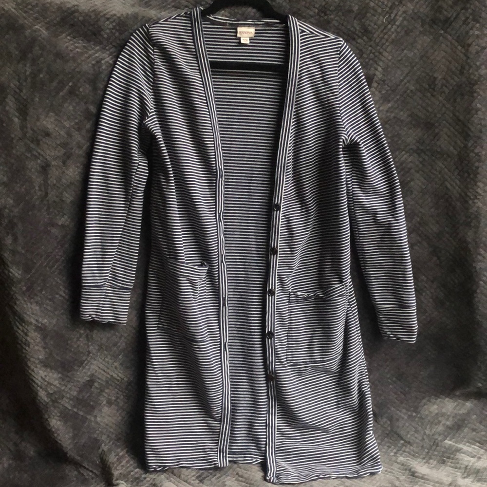 Long Striped Cardigan!